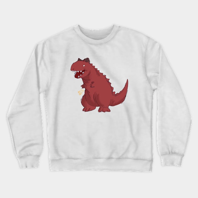 Tiny carnotaurus Crewneck Sweatshirt by AlligatorCheese market 